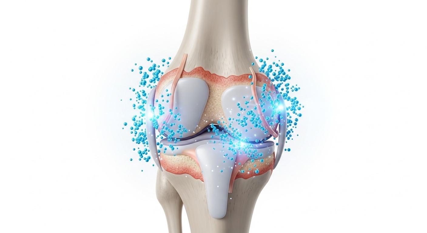 Ilustrasi berkenaan pengambilan suplemen glucosamine.